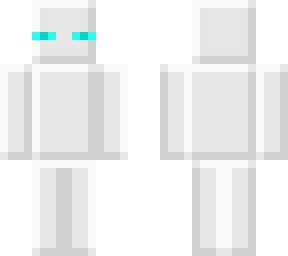 blocky albino enderman