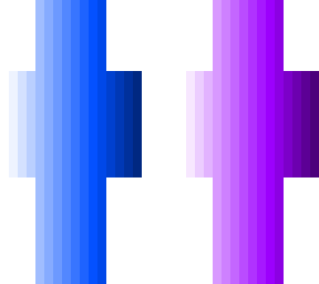 blue and purple