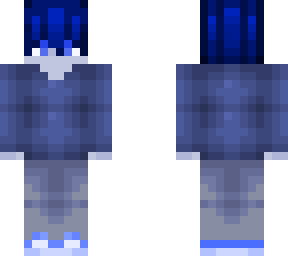 blue person