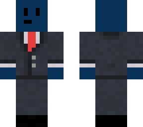 blue suit man