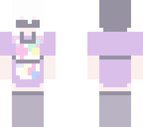blueberry sorbet piece of art, white hair edit, -hisu