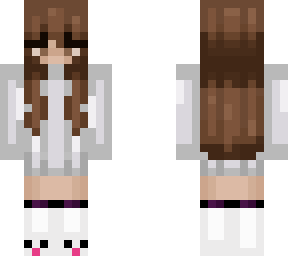 chica con sueter grande uwu