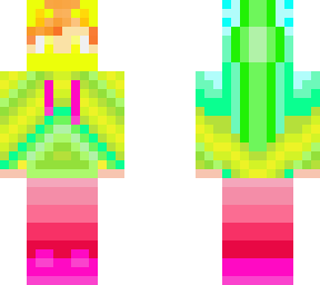 colorful shy boy