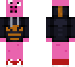 crazy pig in adidas hoodie!