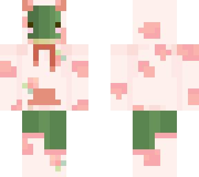 frog in a strawberry hoodie :3