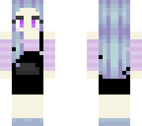 girl in overalls.