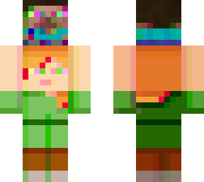 glitched alex holding steve