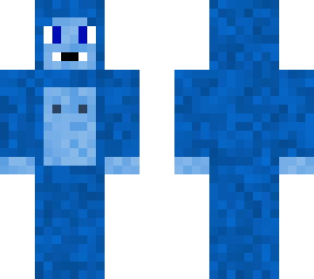 gorilla with blue
