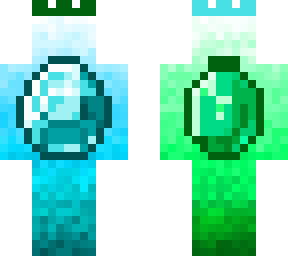grean and blue winkyz