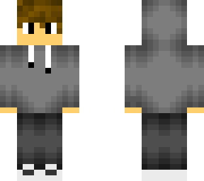 grey hoodie boy slim