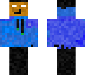herobrine's son with a hoodie