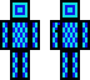 inverted blue