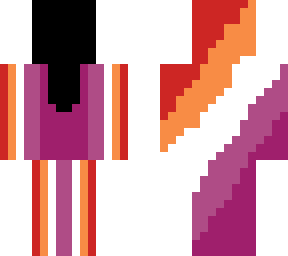 les-bian flag skin