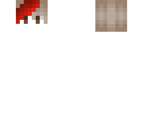 male hb - basic - light brown fade w/ red dye
