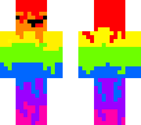melting rainbow pop derp