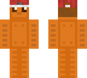 orange with cap