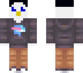 penguin wearing beast merch