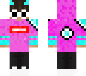pink and blue sweat