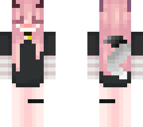 pink hair girl uwu
