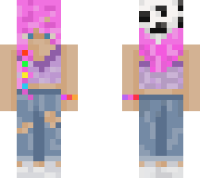 pink hair indie girl