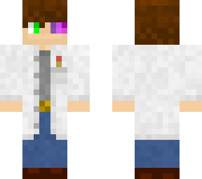 pip cryt in lab coat (human oc)