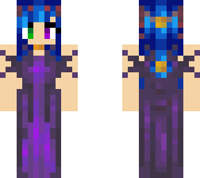 purple demon girl