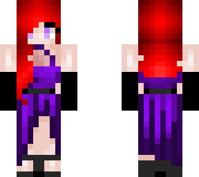purple dress