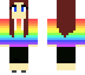 rainbow girl