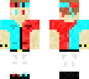 red blue