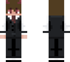 tuxedo boy without hair detail