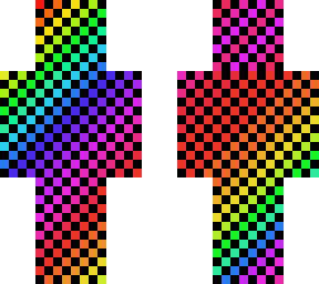 two-layer rainbow glitch