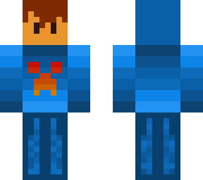 water hoodie boy with lava creeper - 4px arms