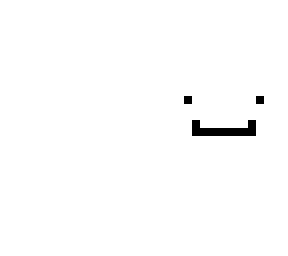 white happy