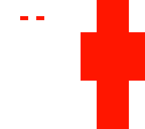 white/red