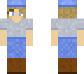 basic blue girl