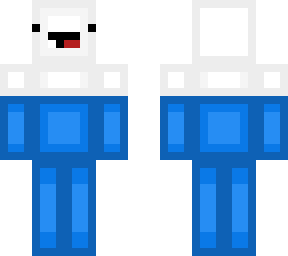 blue bed