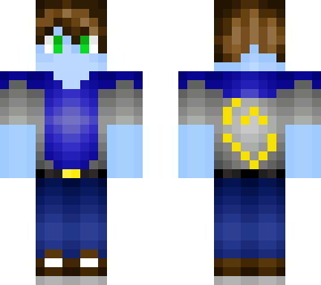 blue skin with no gloves