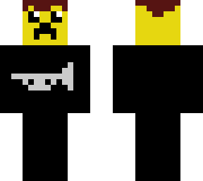 bob the creeper in a silver trumpet shirt