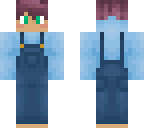 cute blue overalls
