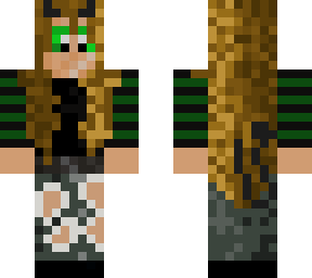 devil girl green
