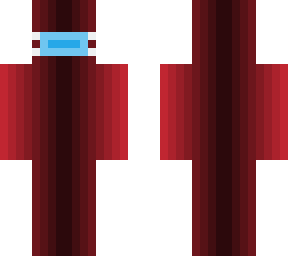 faded red with mask