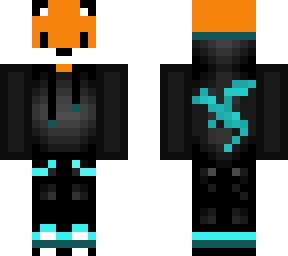 fox in taco-dragon hoodie