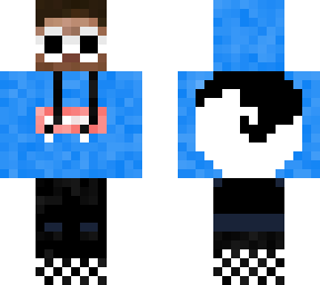 george with blue hoodie