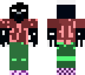 ink zombie (inverted/neon clothes)