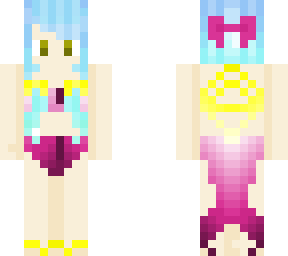 ocean hair swimmy lady