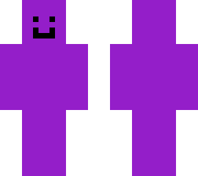 purple smiley man