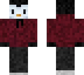 red hooded penguin