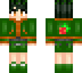 strawberry gon but with non binary flag on the shoes original from vonuwu