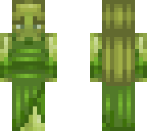 the girl made of grass