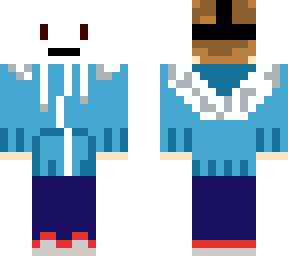 thisbeminecraft with a hoodie and a mask